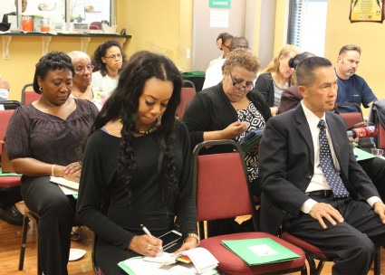 A section of the June 4th audience listened to JAMPRO via Skype