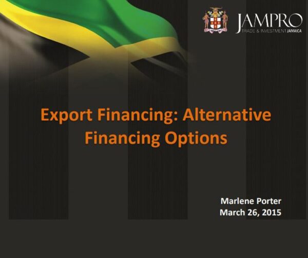 Alternative Financing Options - Do Business Jamaica