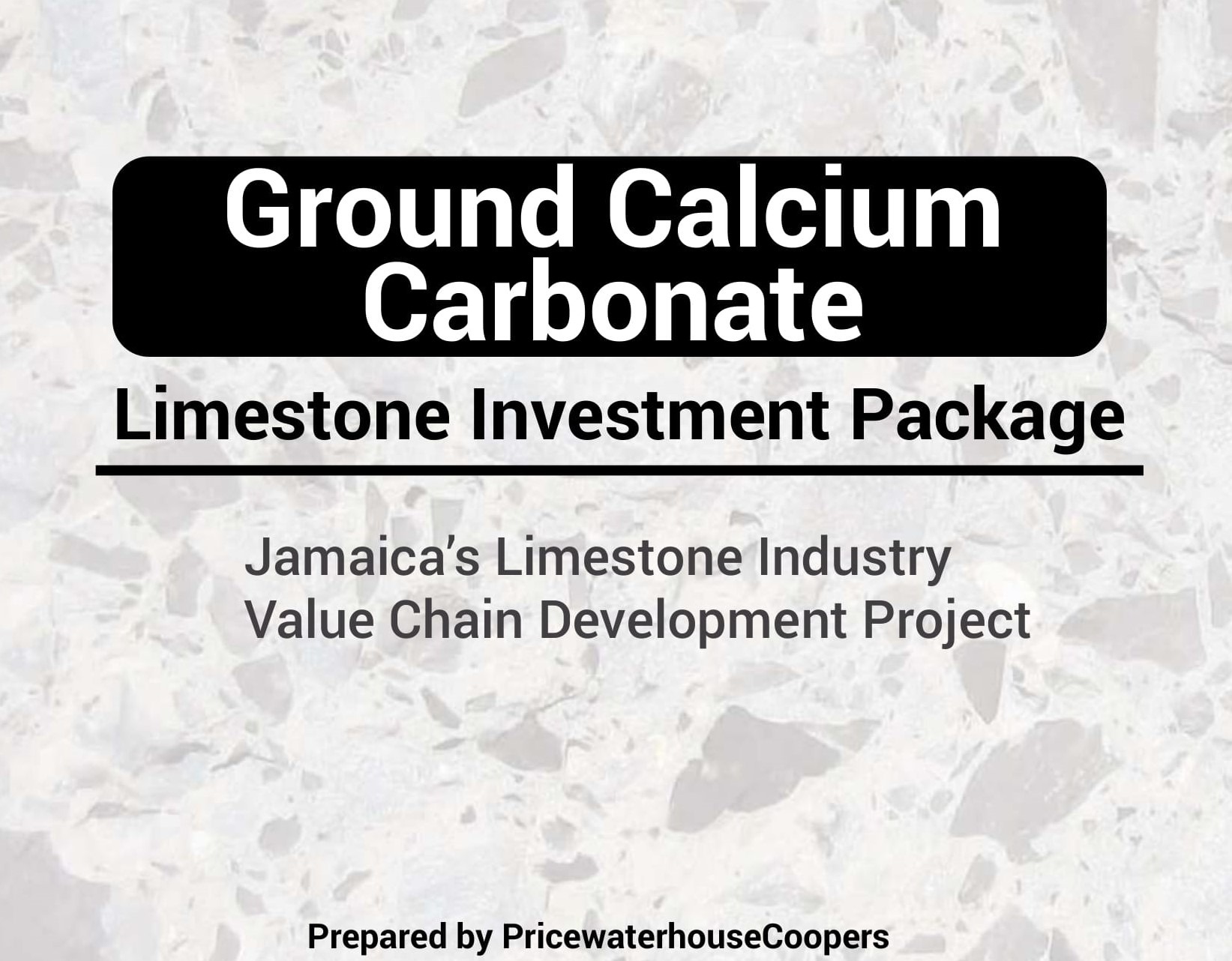 Ground Calcium Carbonate Limestone Package Do Business Jamaica