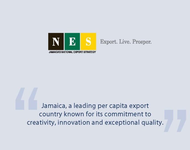 Jamaica's National Export Strategy Do Business Jamaica